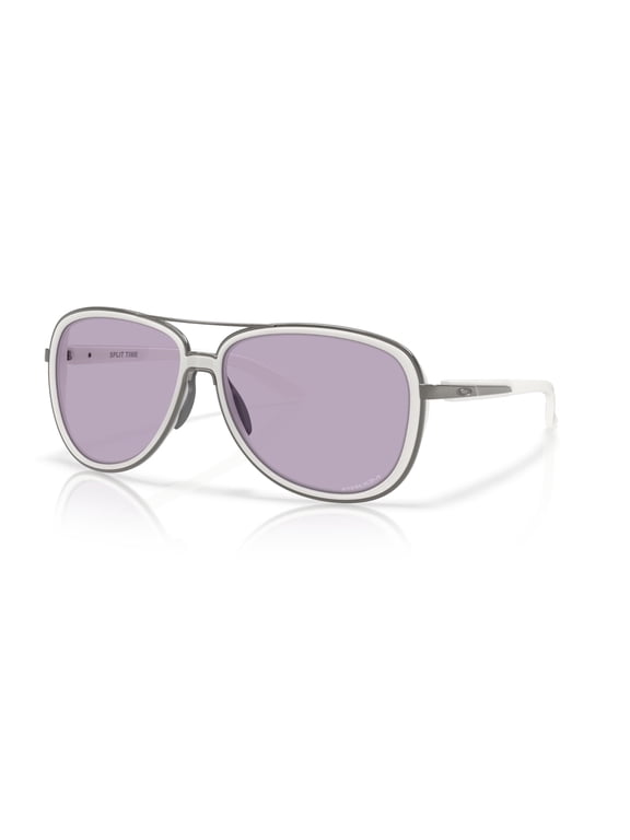OO4129 Split Time Aviator Sunglasses for Women, Matte Vapor, C-5