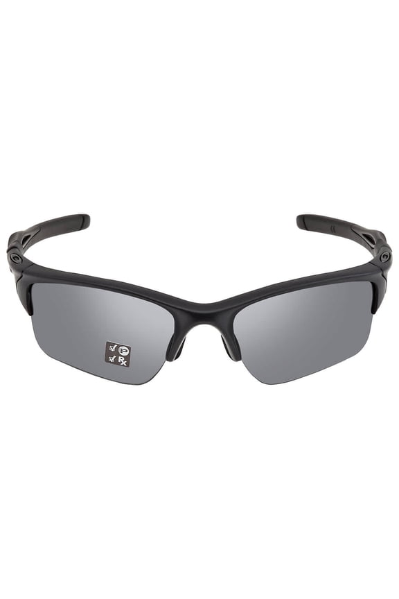 OO9154-13 Standard Half Jacket 2.0 Sunglasses, Matte Black/Gray Polarized