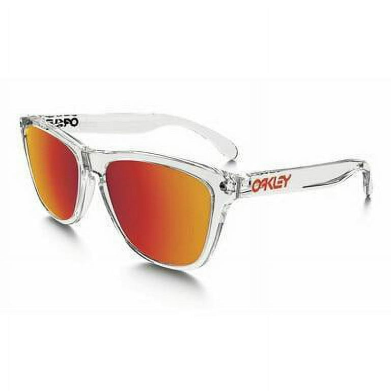 Oakley OO9245 40 Frogskins Crystal Polished Clear Wayfarer Torch Iridium Lens Sunglasses Walmart