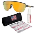 thumbnail image 1 of Oakley OO9248 Corridor Rectangle Shaped Non-Polarized Sunglasses for Men - Includes Official Eyewear Kit - Matte Carbon Frame with Prizm 24K Lens, 1 of 6
