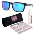 thumbnail image 1 of Oakley OO9448 Sylas Rectangle Shaped Non-Polarized Sunglasses for Men - Includes Official Eyewear Kit - Black Ink Frame with Sapphire Iridium Lens, 1 of 6