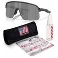 thumbnail image 1 of Oakley OO9463 Sutro Lite Shield Shaped Non-Polarized Sunglasses for Men & Women - Includes Official Eyewear Kit - Prizm Black Frame with Matte Black Lens, 1 of 6
