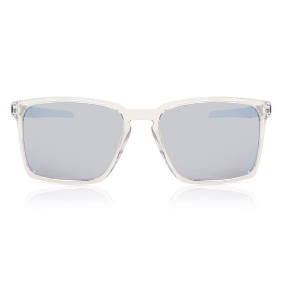 Oakley Sunglasses for Men and Women - OO9483 Exchange Sun Sunglasses with Oakley PRIZM Lenses - Unisex - Polished Clear/PRIZM Deep Water Polarized - Size 56