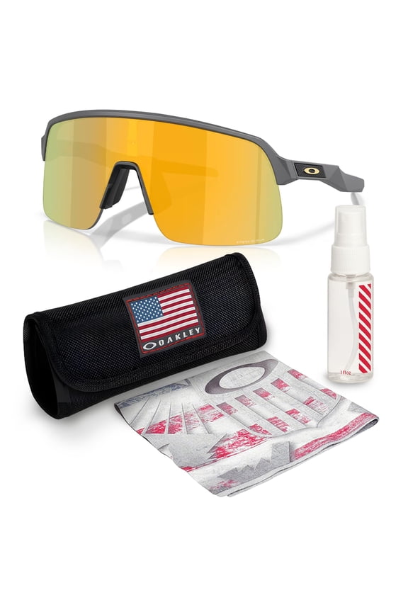 OO9496 Sutro Lite S Rectangle Shaped Non-Polarized Sunglasses for Men & Women - Includes Official Eyewear Kit - Matte Carbon Frame with Prizm 24K Lens