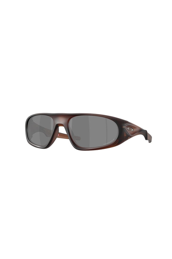 Sunglasses for Men and Women - OO9528 Neoforma Oval Polarized Sunglasses with Oakley PRIZM Lenses - Unisex - Matte Rootbeer/PRIZM Black Polarized - Size 60