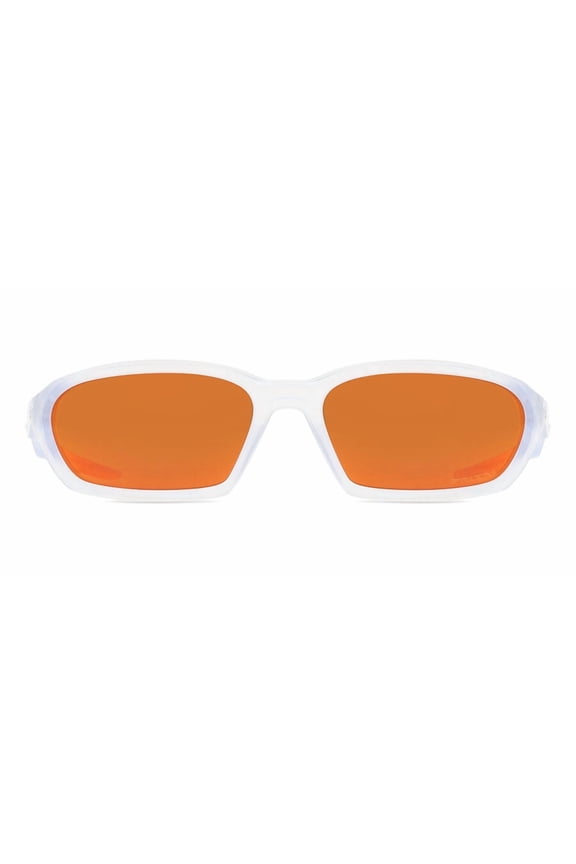 Sunglasses for Men and Women - OO9530 Terraforma Rectangular Sunglasses with Oakley PRIZM Lenses - Unisex - Matte Clear/PRIZM Ruby - Size 58