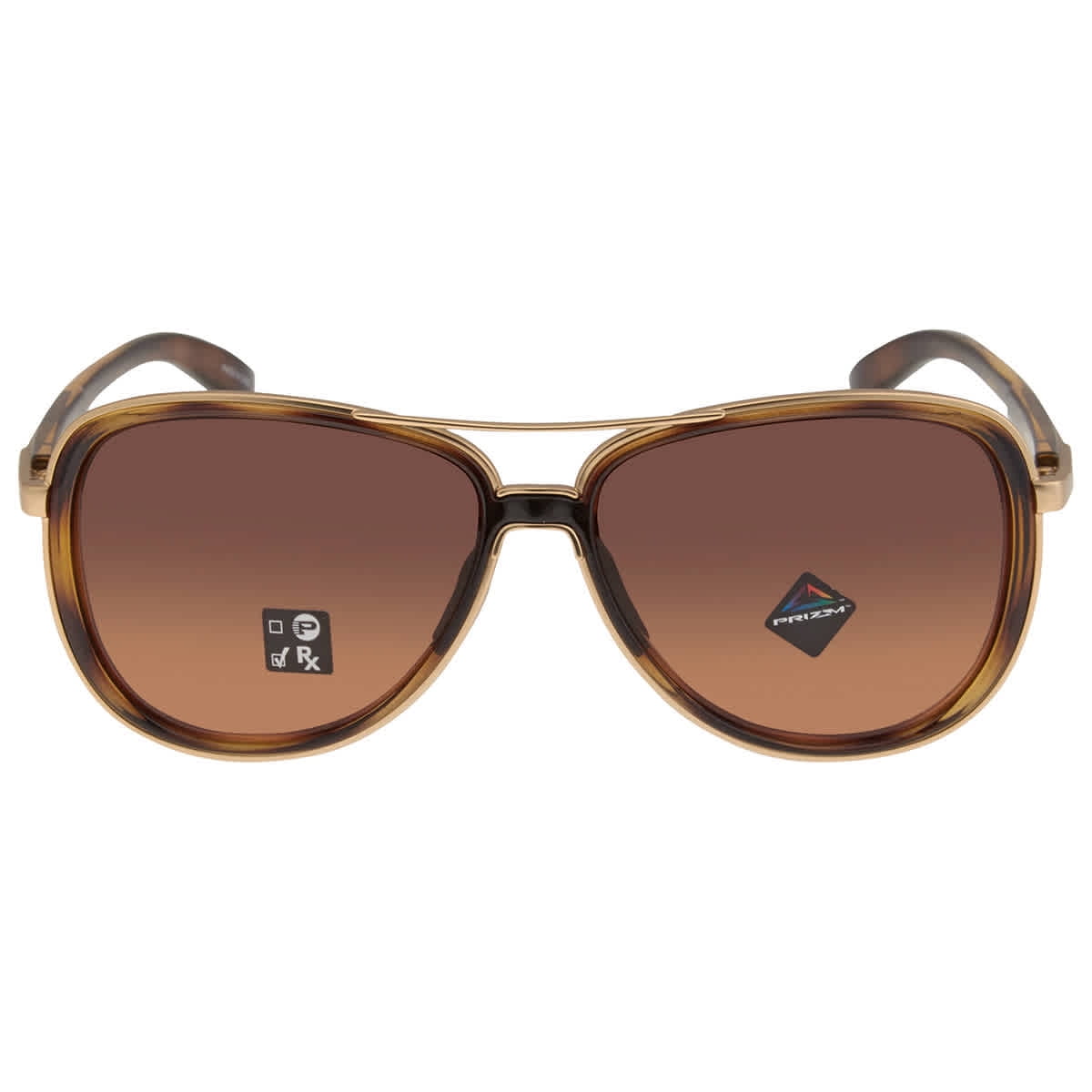 Oakley Split Time Prizm Brown Gradient Pilot Ladies Sunglasses OO4129 412918 58 Walmart