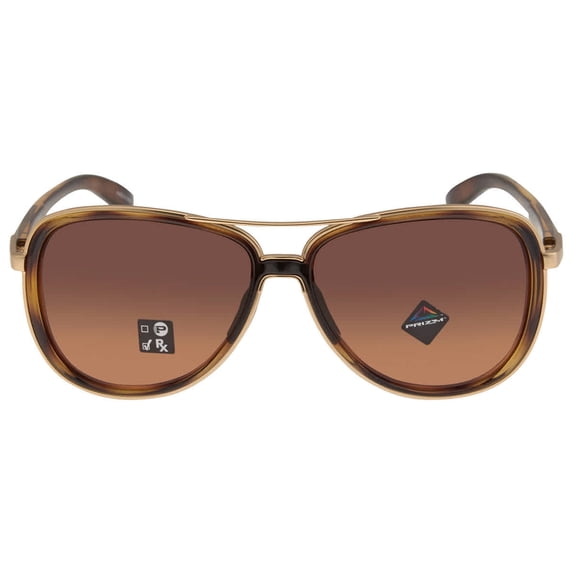 Oakley Split Time Prizm Brown Gradient Pilot Ladies Sunglasses OO4129 412918 58