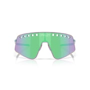 Oakley Sunglasses for Men - OO6025 Sutro TI Sweep Sunglasses with Rimless Titanium Frames and Oakley PRIZM Lenses -Polished Oil Slick/PRIZM Road Jade - Size 38