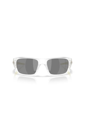 Sunglasses for Men - OO9486 Masseter Limitless Collection - Rectangular Polarized Sunglasses with Oakley PRIZM Lenses - Clear/PRIZM Black Polarized - Size 60