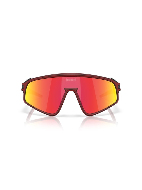 Sunglasses for Men and Women - OO9404 Oakley X Fortnite Latch Panel Sunglasses with Oakley PRIZM Lenses - Raceworn Red Knight/PRIZM Ruby - Size 35