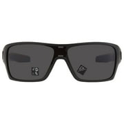 Oakley Sunglasses for Men - OO9307 Turbine Rotor Rectangular Sunglasses with Oakley PRIZM Lenses - Matte Black/PRIZM Grey Polarized - Size 32