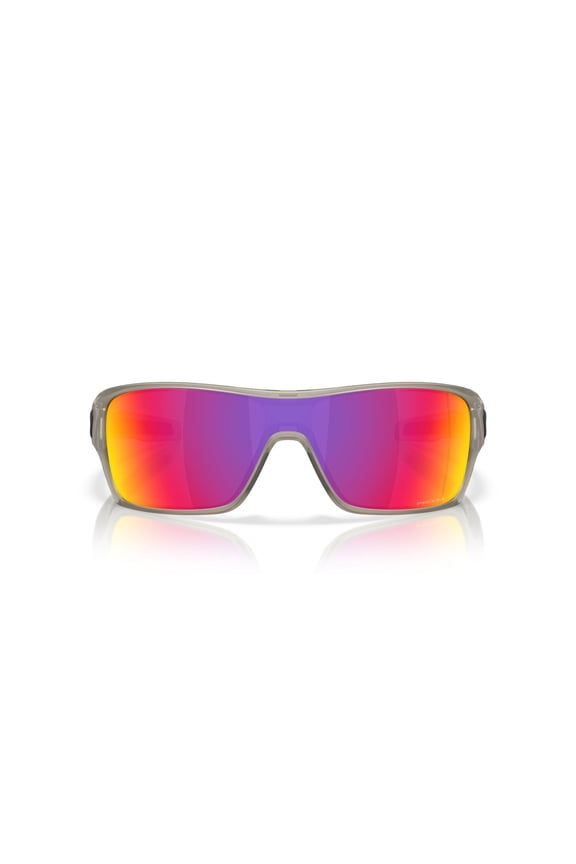 Sunglasses for Men - OO9307 Turbine Rotor Rectangular Sunglasses with Oakley PRIZM Lenses - Matte Trans Grey Ink/PRIZM Road - Size 32