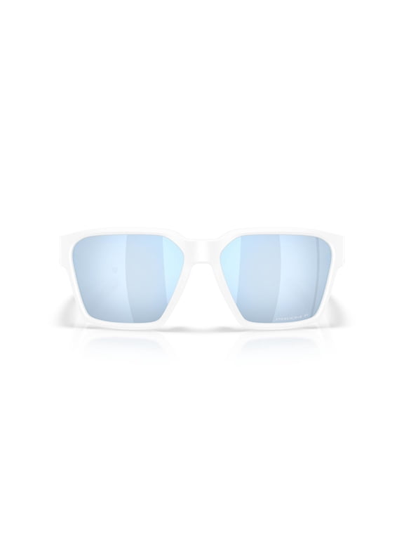 Sunglasses for Men - OO9497 Briza Square Sunglasses with Oakley PRIZM Lenses - Matte White/PRIZM Deep Water Polarized - Size 58