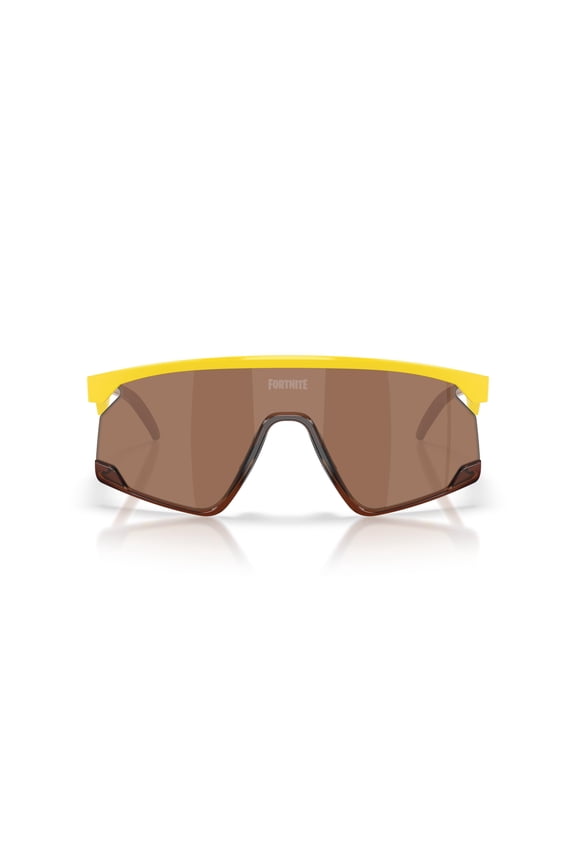 Sunglasses for Men and Women - OO9280 BXTR Rectangular Sunglasses with Oakley PRIZM Lenses - Unisex - Yellow/PRIZM Tungsten - Size 39
