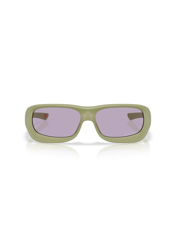 Sunglasses for Men and Women - OO9494 De Soto Rectangular Sunglasses with Oakley Prizm Lenses - Matte Fern/PRIZM Slate - Size 59