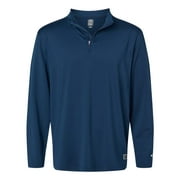 OAKLEY Men's Team Issue Podium Quarter Zip Pullover Sweatshirt Blue