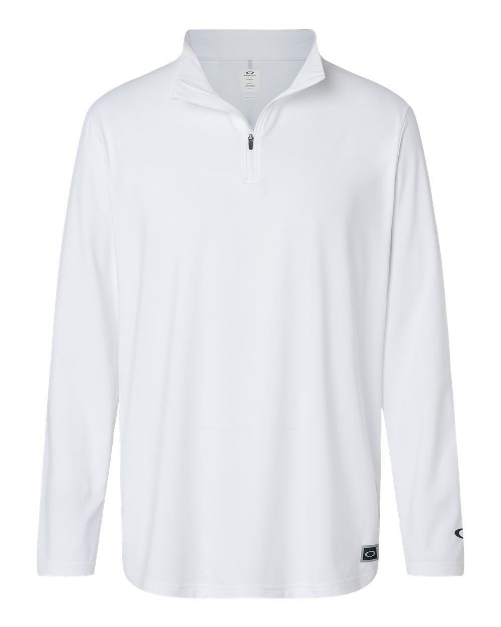 Oakley Team Issue Podium Quarter Zip Pullover FOA402997 White Size XL