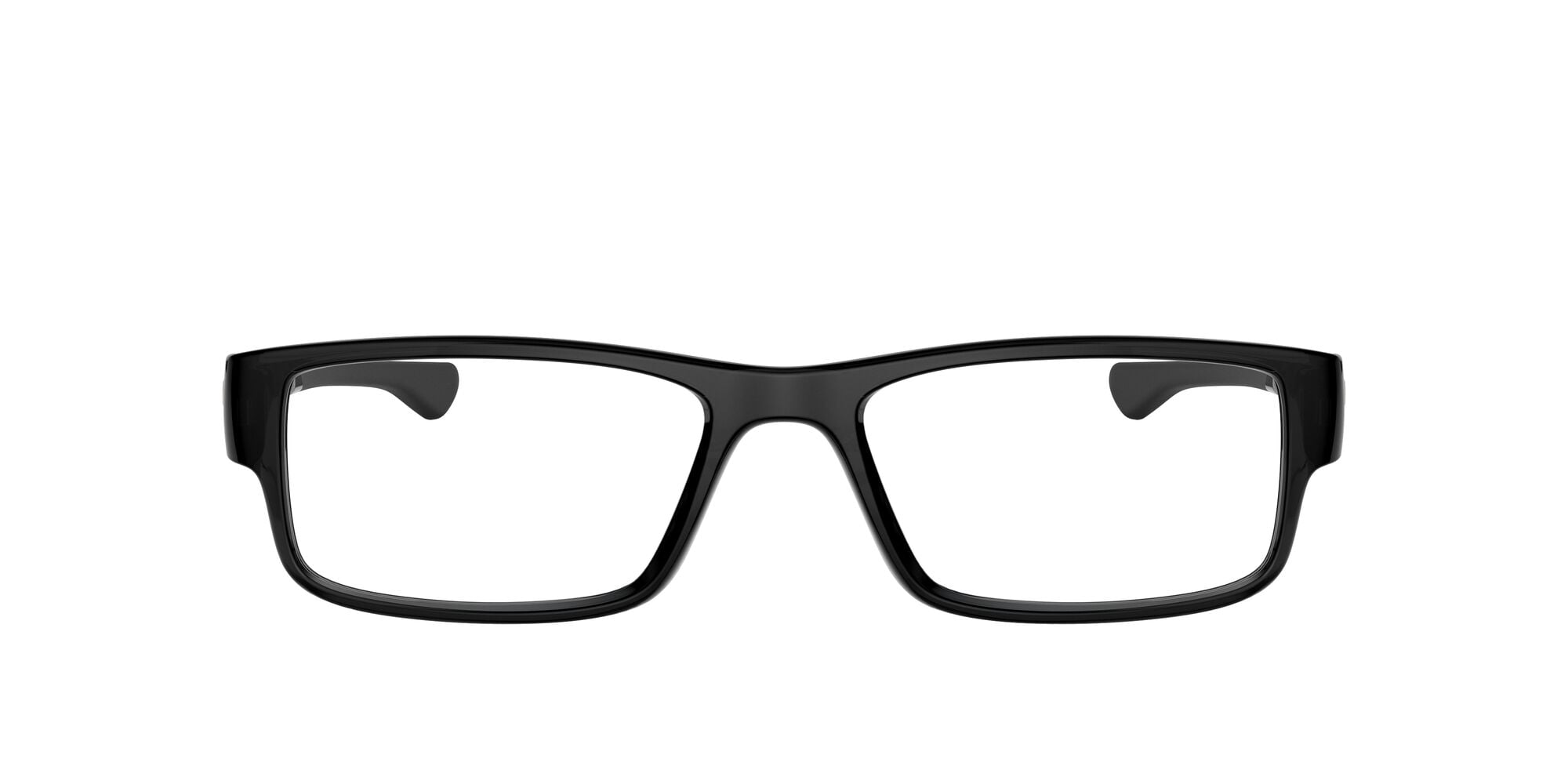 Oakley Airdrop Optical Glasses, Rectangular Eyeglasses with Demo Lenses, Size 57, Black Ink