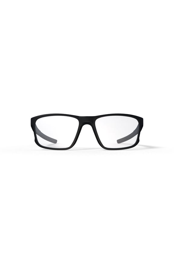 Hyperlink Optical Glasses, Rectangular Eyeglasses with Demo Lenses, Size 54, Satin Black
