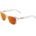 thumbnail image 1 of Oakley Kids Oj9006 Frogskins Xs Round Sunglasses Polished Clear/Prizm Ruby 53 Millimeters, 1 of 5