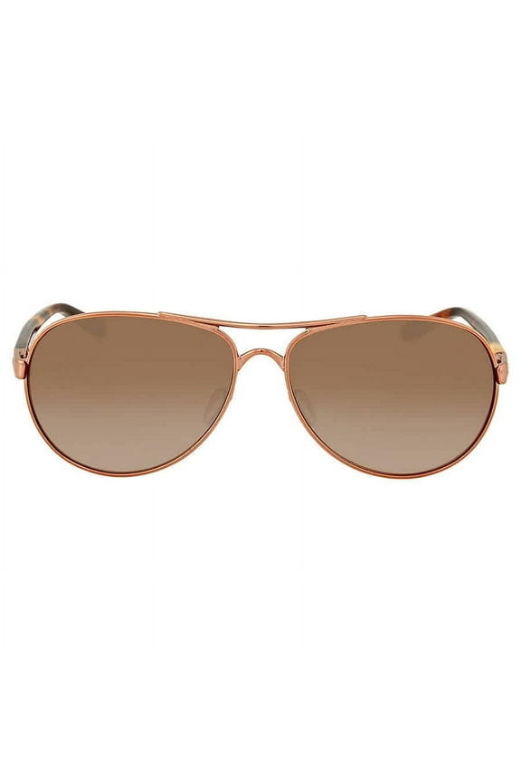 sunglasses OO4079 Feedback (01) rose gold with vr50 brown gradient lenses, 59mm