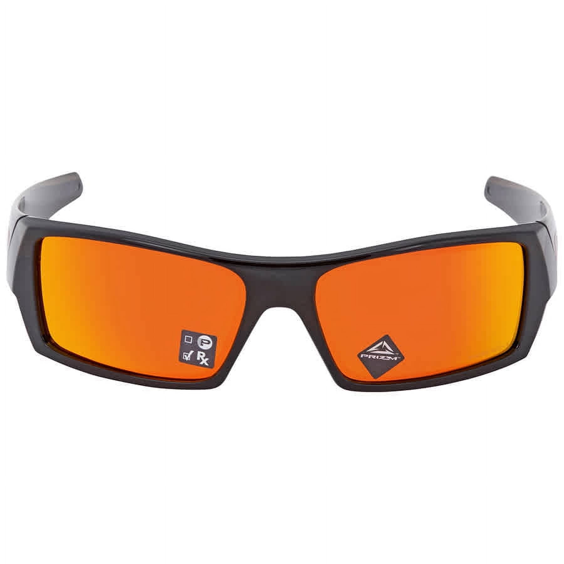 Oakley Gascan Prizm Ruby Wrap Men's Sunglasses with UV Protection