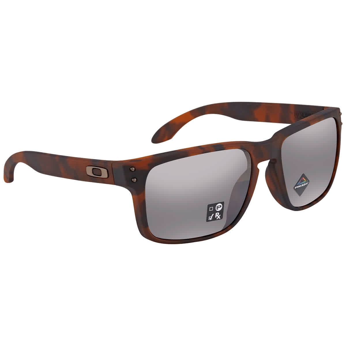 Oakley sunglasses OO9102 Holbrook (F4) matte brown tortoise with prizm black lenses, 57mm