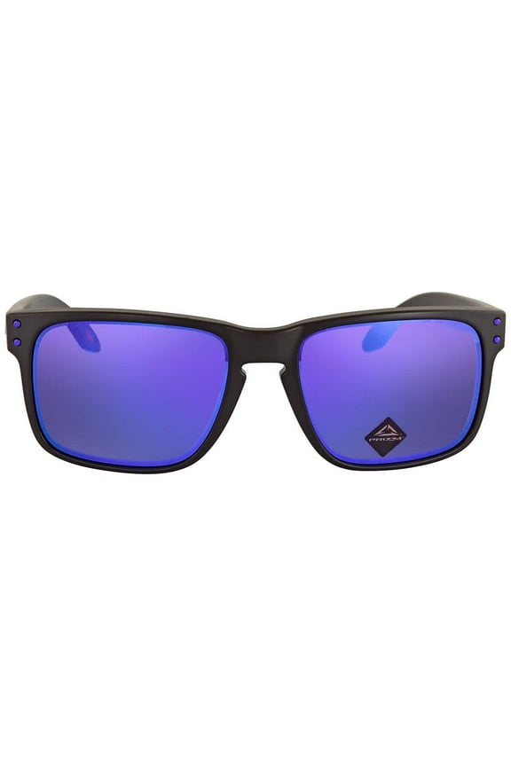 sunglasses OO9102 Holbrook (K6) matte black with prizm violet lenses, 57mm