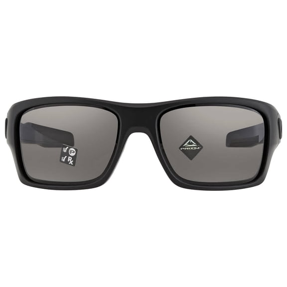 Oakley sunglasses OO9263 Turbine (62) matte black with prizm grey polarized lenses, 65mm