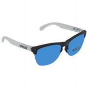 Oakley Frogskins Lite Sunglasses Matte Black Matte Clear Prizm Saphire