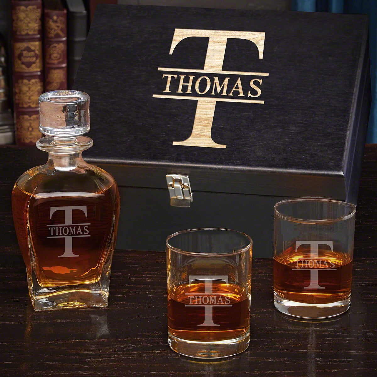 Oakmont Personalized Draper Whiskey Decanter Set