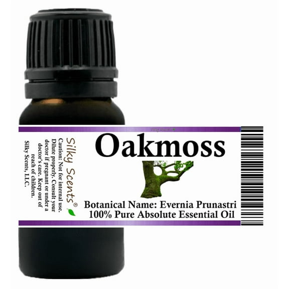 Oakmoss Absolute Essential Oil Essential Oil 15 ml (1/2 fl oz) - 100% Pure and Natural by Silky Scents