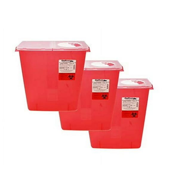 Oakridge 3 Gallon Size (Pack of 3) Needle and Syringe Disposal