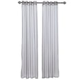 thumbnail image 1 of OakRidge Solid Sheer Grommet Curtain Panels, 1 pr., 1 of 5