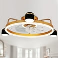 thumbnail image 1 of Oaks Aura 20 inch Starry Night Smart APP Remote Control Flush Mount Ceiling Fan with Light for Bedroom, 1 of 8