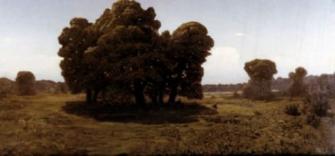Oaks by Arkhip Ivanovich Kuindzhi 1900-1905 1842-1910 Canvas Art - Arkhip Ivanovich Kuindzhi (24 x 36)