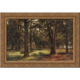 thumbnail image 1 of Oaks of Peter the Great in Sestroretsk 24x18 Gold Ornate Wood Framed Canvas Art by Ivan Shishkin, 1 of 2