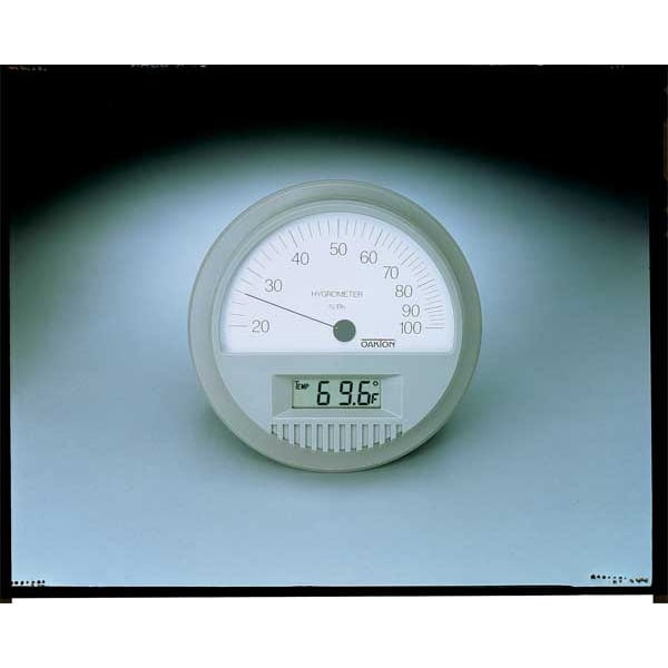 Oakton Digital/Analog Hygrometer,0 to 160 F  WD-35700-00