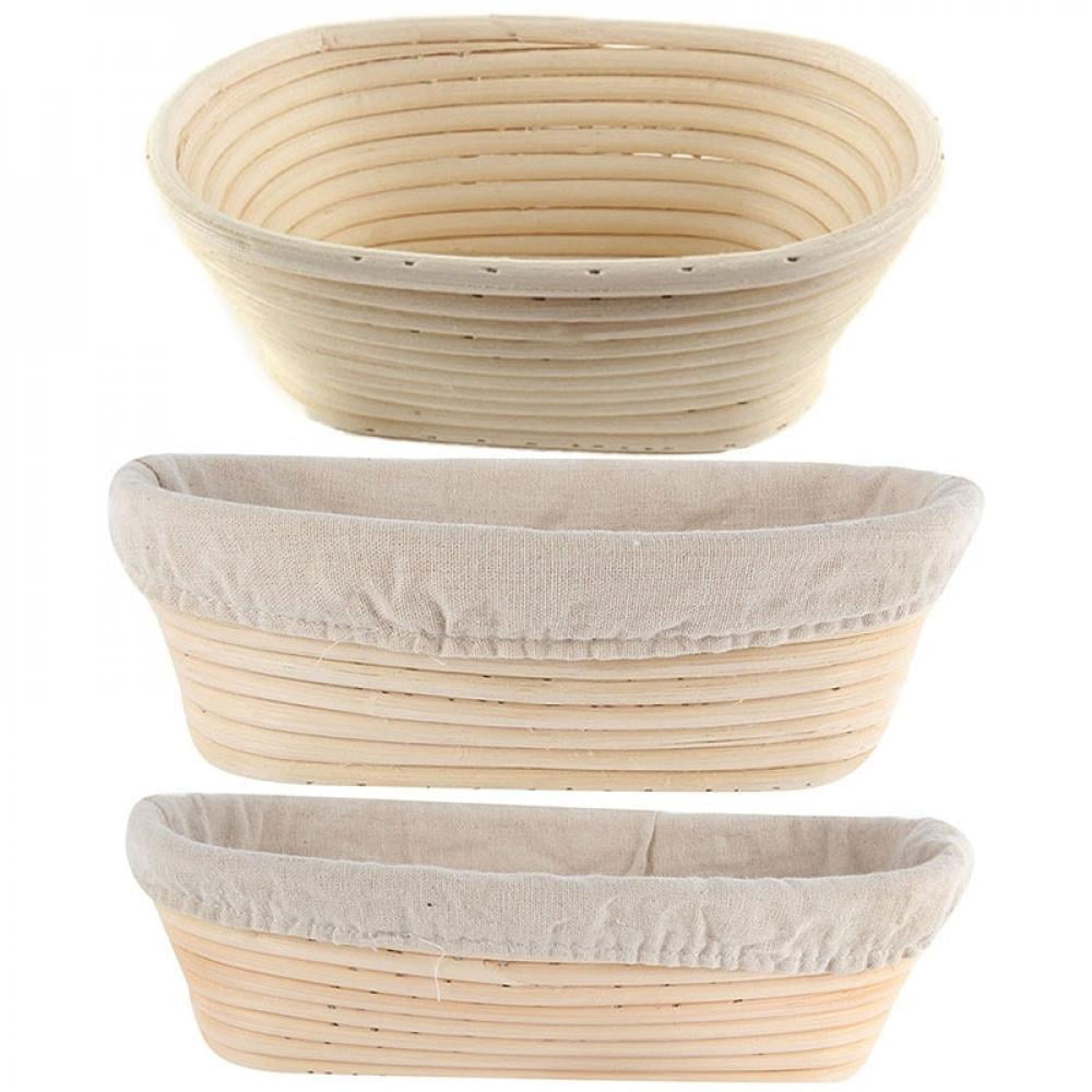 Proofing Provin Bread Dough Baking Rattan Round Oval Basket Brotform B