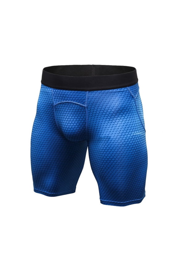-Mens Compression Shorts Male Quick Dry Running Tights Breathable Soft Comfortable Sporsts Shorts