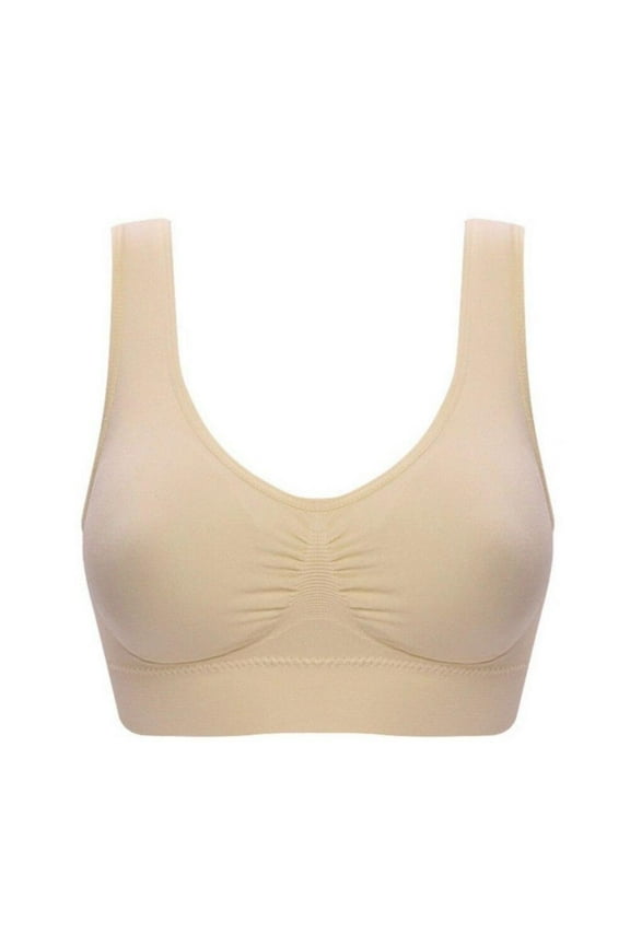 Plus Size Bras For Women Seamless Bra With Pads Push Up Bralette Vest Wireless 4XL 5XL 6XL