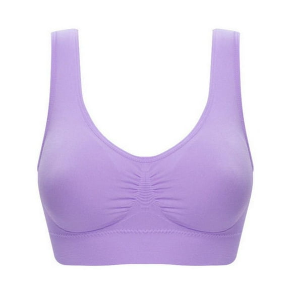Oaktree Plus Size Bras For Women Seamless Bra With Pads Push Up Bralette Vest Wireless 4XL 5XL 6XL