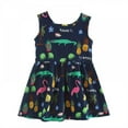 thumbnail image 1 of Oaktree Toddler Kids Baby Girl Christmas Cartoon Sleeveless Party Dress Clothes, 1 of 5