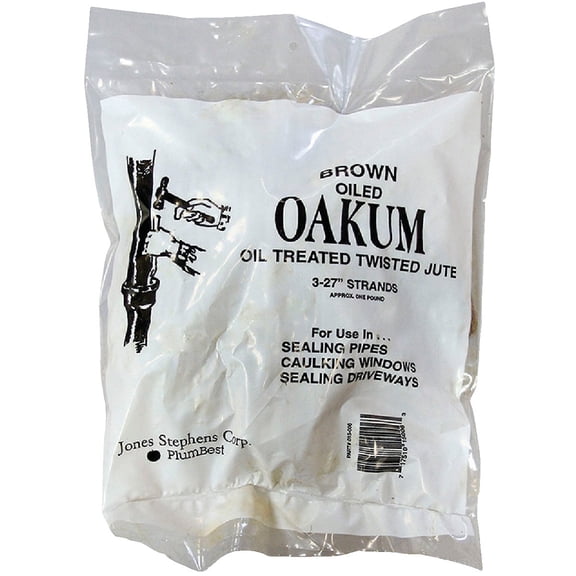 Jones Stephens Oakum Brown - Industrial Sealant - 1 Lb