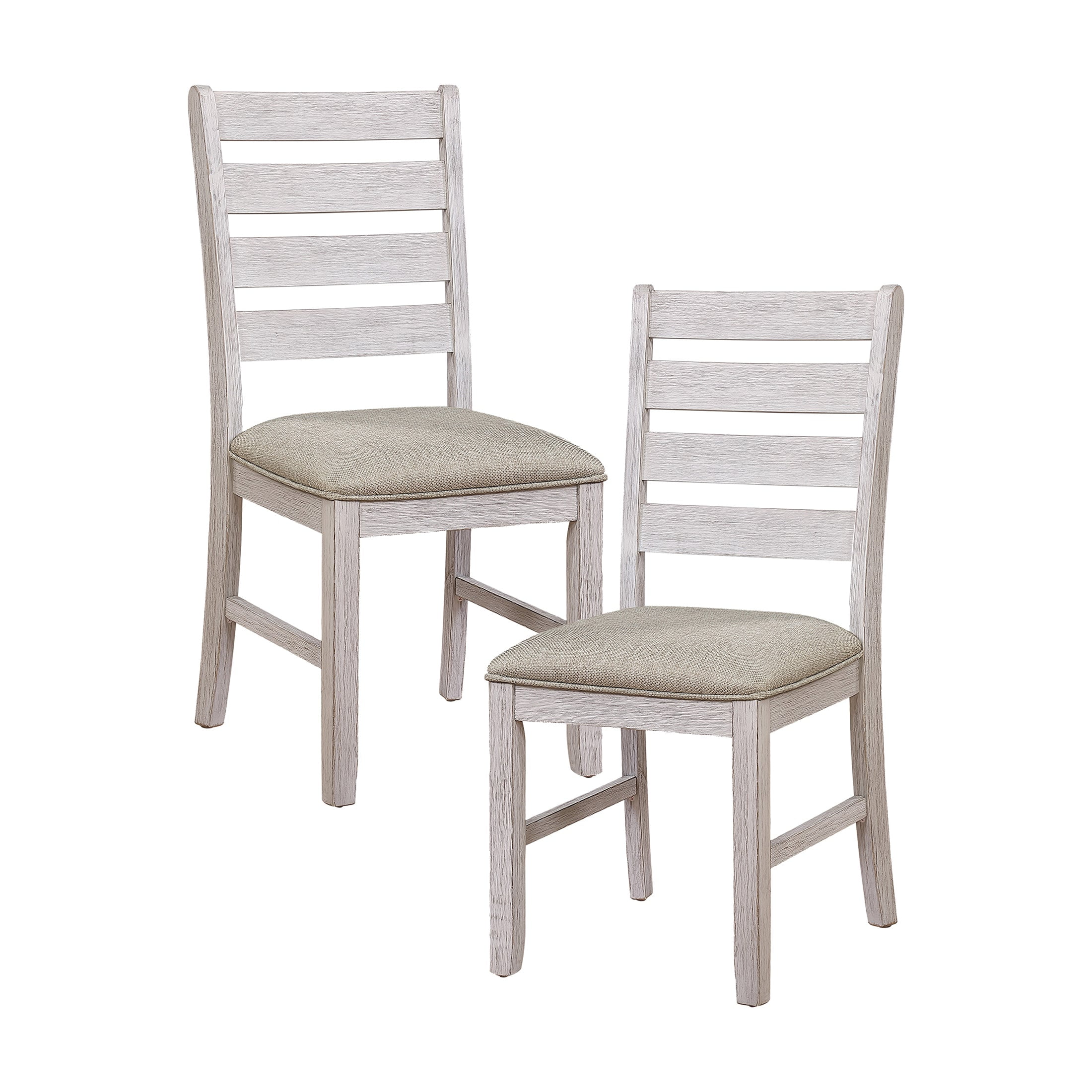 OakvillePark Belgrade Dining Side Chair (Set of 2), Grayish White
