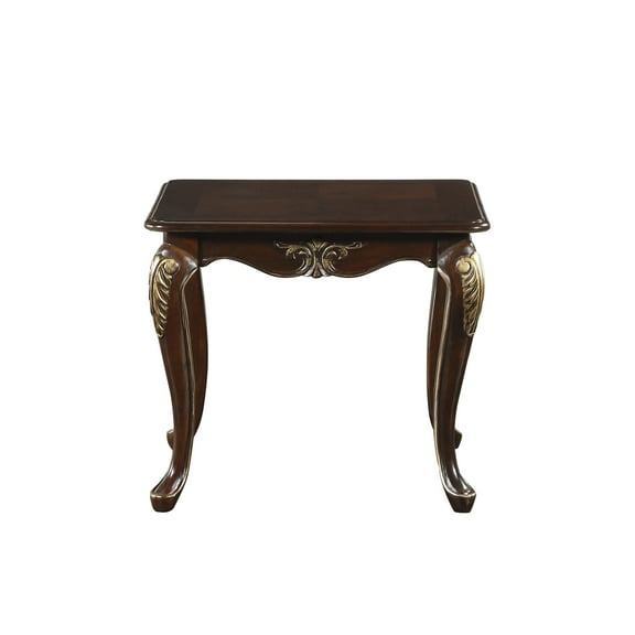 OakvillePark Bonita End Table, Dark Cherry