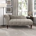 thumbnail image 1 of OakvillePark Deming Tufted Chaise Lounge, Gray, 1 of 7
