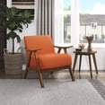 thumbnail image 1 of OakvillePark Ecola Fabric Accent Chair, Orange, 1 of 6