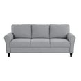 thumbnail image 1 of OakvillePark Eunice Fabric Upholstered Living Room Sofa, Dark Gray, 1 of 5